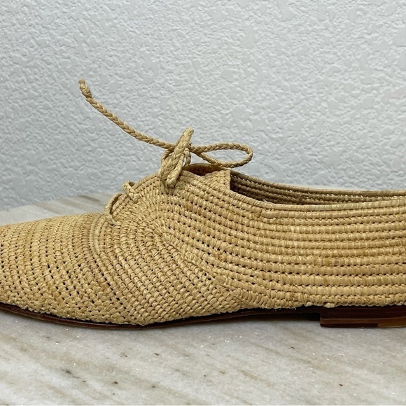 Carrie Forbes loafers raffia 8.5 or EU 40 - Picture 5 of 10